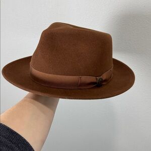 Goorin Bros Brown‎ Wool Fedora the Butcher unisex